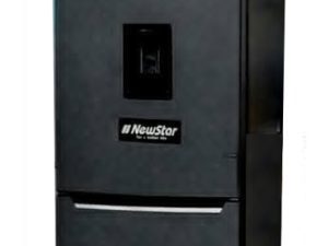 Réfrigérateur combiné No Frost Newstar DC3900 WD distributeur d&rsquo;eau Dark-Inox