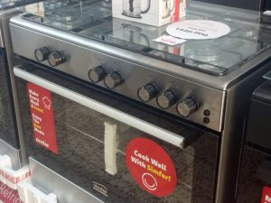 Cuisinière à gaz Simfer F9405-SGGI 5 feux 90×60 Inox avec chaleur tournante